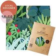 Singapore Botanic Garden / Minimakers beeswax wrap / cling wrap alternative/ wax paper/ eco-friendly/ reusable/ zero was