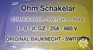 Ohm Saklar 25A NK / Change Over Switch