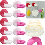 Household Strong Load-bearing Capacity 3D Flower Suction Cup Hooks Multi-purpose Rotatable No Drill 