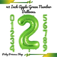 Giant 40 Inch Number Balloon Apple Green Big Foil Balloon Number Balloon 40 Inch Party Supplies Birt