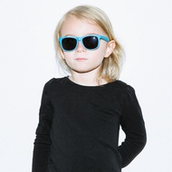 Hipsterkid 抗UV偏光嬰幼兒童太陽眼鏡(附固定繩) 繽紛藍