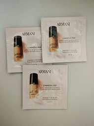 2026 新版-粉底試用裝 Giorgio Armani Beauty Luminous Silk Natural Glow Blurring Liquid Foundation with 24 Ho