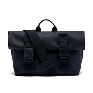 Lacoste Naos Pique Triangel Bag Tas Selempang Pria - Black Tas