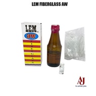 best Lem Fiber Glass AW / Fiberglass Praktis Serbaguna Asbes Plastik