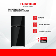 Toshiba GR-RT835WE-PGY(XK) 661L 2 Doors Refrigerator/Peti Sejuk/ 冰箱