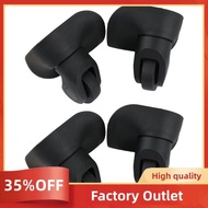 Replacement Luggage Wheels 2 Pair Silent Caster A08 Rubber for Suitcase Trolley Accessories Spinner 