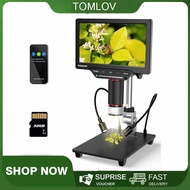 TOMLOV DM201 Pro 7นิ้วกล้องจุลทรรศน์ดิจิตอลความละเอียดสูงอุตสาหกรรมตรวจสอบการบำรุงรักษาโทรศัพท์มือถื