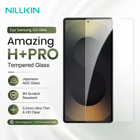 Tempered Glass For Samsung Galaxy S25 Ultra S25+ Plus Edge Protector Film Oleophobic Coating Anti-Sc