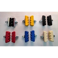 Bicycle Getah Brek- Basikal Caliper Brake Shoes for BMX FIXIE kid bike caliper brake shoes