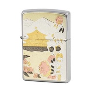 【ZIPPO官方旗艦店】 日本傳統風格-鹿苑寺防風打火機 ZA-5-123