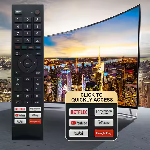 New ERF3J80H Remote Control for Hisense 4K UHD Android Smart TV 75A6G 75U6G 75U68G 70A6G 65A6G 65U68