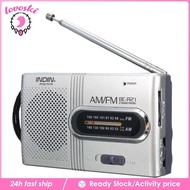 [Lovoski] Portable Radio, Pocket AM/FM Transistor Radio Battery Powered with Speaker