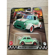 Hotwheels Premium 60s Fiat 500d Modificado