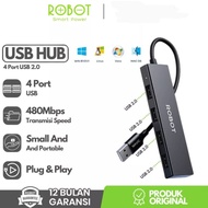 ROBOT H130 USB Hub 4 Port USB 2.0 Portable Multifunction 4 in 1 Extension