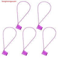 LANGMENGXUAN 5Pcs Shot Glass on Beaded Necklace, Transparent Colorful Bachelorette Party Shot Glasse