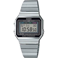 Casio Digital นาฬิกาข้อมือผู้หญิง สายสแตนเลส รุ่น A700W, A700WG ของแท้ประกันศูนย์