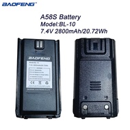 ต้นฉบับ Baofeng Li-On แบตเตอรี่ BL-10 Walkie Talkies 2800MAh สำหรับ BF-H9, S5 Plus แบบพกพาวิทยุ Baof