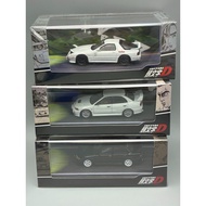 [Three Packaging] 1/64 Hobby japan Initial D Mitsubishi evo3 evo4 rx7 Alloy Car Model Fujiwara Takum