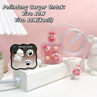 CODE X67U Vivo 1W 18W Charger Cable Protector Adapter Protector Charger Head Protector Charger Cable