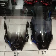 Adv Mhr Windshield 2 Tone Carbon Visor Honda Adv 150 Mhr Carbon