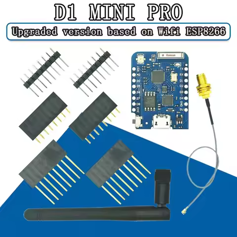 ForWEMOS D1 Mini 4M/16M Bytes External Antenna Connector NodeMCU Based ESP8266 ESP-8266EX CP2104 WIF