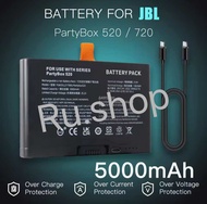 แบตเตอรี่ 5000mAh รุ่น FG6CELL21700G สำหรับลำโพง JBL PartyBox Stage 520 / 720 แบตเตอรี่สำรองพร้อมพอร