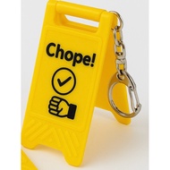 🇸🇬SG Mini Chope Sign Board Keychain | Funny Seat Reservation Marker | 360° Rotatable & Portable Bag 