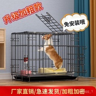 Teddy Dog Cage Small Dog Indoor with Toilet Household Medium-Sized Dog Dog Cage Folding Pet Cage Cat Cage Rabbit Cage