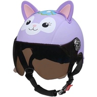 Helmets Motorcycle Kids Cute Gear Riding ATV Bike Youth & Safety Cartoon