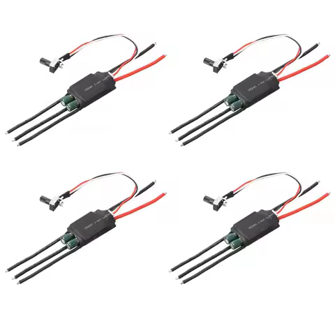 AAAEL-4X DC 7-24V 200W BLDC 3 Phase Brushless Motor Driver Hallless DC Motor Drive Board Speed Contr