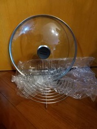 Berndes 36cm wok glass lid+rack