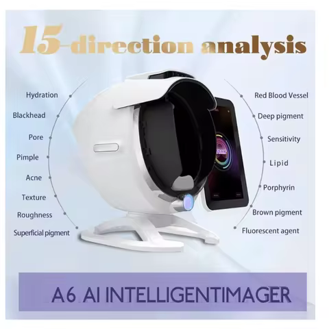 High-Configuration 36 Million A6 Intelligent 3D Digital AI Facial Visual Skin Analyzer with Handheld