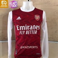 [Clear Stock Jersey] ARSENAL Jersey Longsleeve Home 20/21 | Jersey Player Issue | Unisex Jersey | Jersi Clear Stock