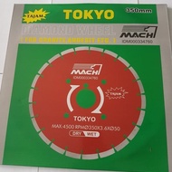 FF Tokyo Diamond Wheel Mata Potong Beton / Aspal 14" (350mm)