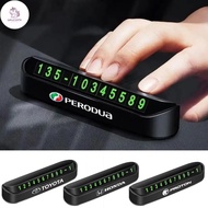 UN Temporary Parking Phone Number Card, Night Glowing Stop Sign Plate, Car Accessory, Must Have, Par