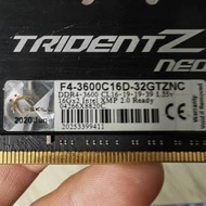G.skill ddr4 16gb x 4 3600