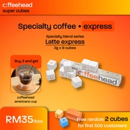 Ready stock🇲🇾Coffeehead Super Cubes Latte Express specialty coffee express 8 cubes x 2g instant coff