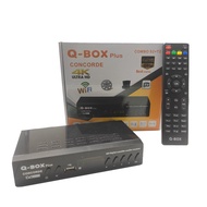 非洲Q-BOX Plus高清DVB-T2/S2机顶盒DVB-C数字combo电视satellite