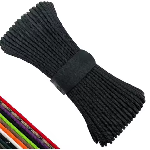 7 Strand 550 Paracord 5 15 30M 100FT Strong Heavy-Duty Camping Rope Tactical Parachute Cord Outdoor 
