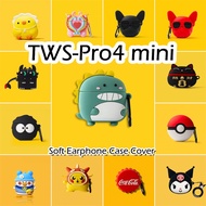 READY STOCK! For TWS-Pro4 mini Case cartoons styling Soft Silicone Earphone Case Casing Cover NO.2