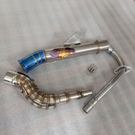 Exhaust Gaok77 Racing Exhaust Open Pipe For EX5 DASH 110 125 Wave 110 125 KRISS 100 125 SYM SRL 100 