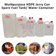 HDPE NEW JERRY CAN 5L/ 10L/ 14L/ 20L/ 25L For Oil, Petrol, Diesel, Water Fuel Tank Container TONG MI