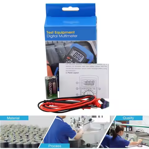 DM6013L Digital Capacitance Capacitor Measuring Meter 1999 Counts 200pF~20mF Portable Handheld Capac