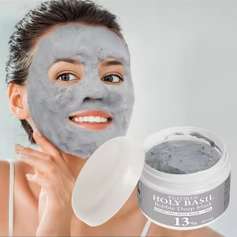 Sparkling Deep Bubble Clay Mask With 13% PHA Deep Gentle Exfoliating Detox Skin Moisturizing Daily F