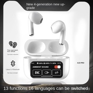 Bluetooth Headset A9pro 5 Generation Color Screen Bluetooth Headset Wireless Headset Black Technolog