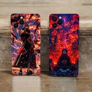 Phone Skin stickers printed with glitter Itachi image for ip7plus/ xsmax/ 11/ 12/ 13/ 14/ 15promax, 