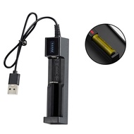 【HEPA】1 Slot USB Smart Battery Charger for 16340 14500 26650 3.7V Lithium Battery