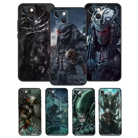 Alien Vs Predator Phone Case For iPhone 17 Pro Max 16 15 11 12 13 14 Pro Max mini 15 16 Plus 16e 17 