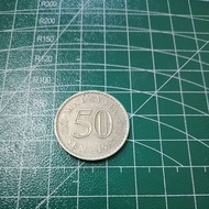 Syiling Lama Malaysia 50 sen 50 cent Coin 1982.