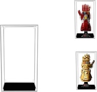 Acrylic Display Case for Lego 76191 76223 6.69x6.69x13.78inch (17x17x35cm)(NOT Included The Model)
